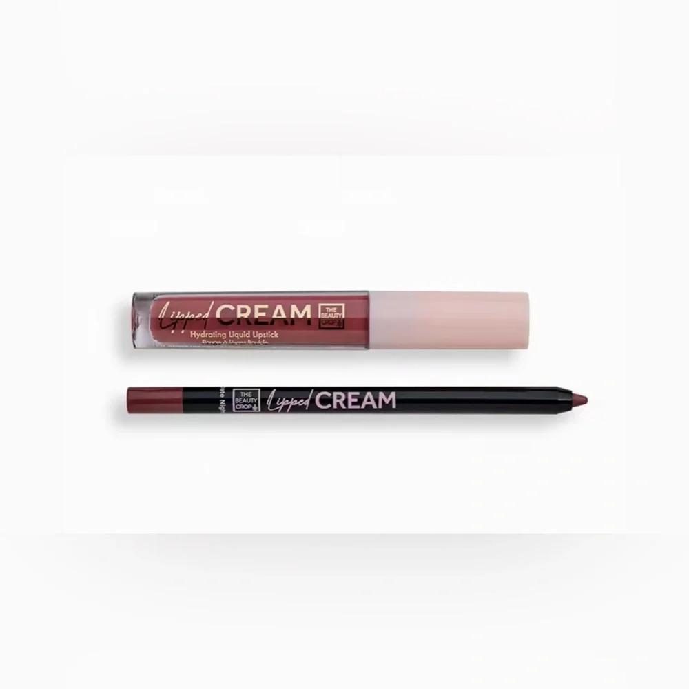 The Beauty Crop Lippie Cream Liquid Lipstick & Lip Liner - Mauve Rose